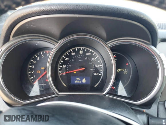 2013 Nissan Murano SV with VIN JN8AZ1MW9DW310041, listed as a Copart auction lot 65663454 with 204,971 mi miles and Salvage Title. Bid and sale history available at carsss.com. Image 9.