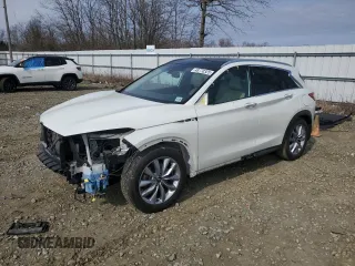 2020 Infiniti QX50 ESSENTIAL with VIN 3PCAJ5M31LF111455, listed as a Copart auction lot 48770325 with 34,698 mi miles and Salvage Title. Bid and sale history available at carsss.com. Image 1.
