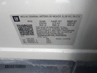 2020 Chevrolet Equinox LT with VIN 3GNAXUEV5LS533929, listed as a IAAI auction lot 41996159 with 46,466 mi miles and . Bid and sale history available at DreamBid. Image 9.