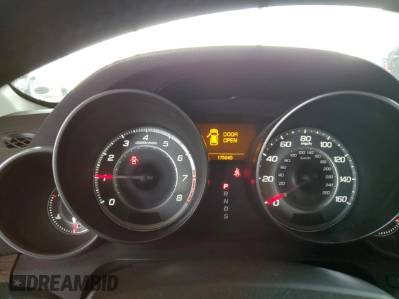 2010 Acura MDX with VIN 2HNYD2H29AH533769, listed as a Copart auction lot 49203775 with 175,045 mi miles and Salvage Title. Bid and sale history available at carsss.com. Image 9.
