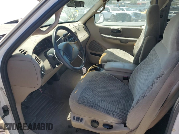 2000 Ford F-150 XL with VIN 1FTRX17W9YKA49152, listed as a Copart auction lot 60577505 with Not provided miles and Salvage title. Bid and sale history available at DreamBid. Image 7.