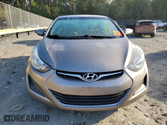 2016 Hyundai Elantra SE with VIN 5NPDH4AE6GH670323, listed as a Copart auction lot 88052915 with 47,876 mi miles and Non Repairable. Bid and sale history available at DreamBid. Image 5.