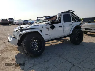 2023 Jeep Wrangler Rubicon 20th Anniversary with VIN 1C4JJXSJ4PW565990, listed as a Copart auction lot 59631365 with Not provided miles and Salvage title. Bid and sale history available at DreamBid. Image 1.