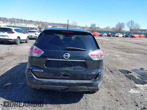 2015 Nissan Rogue SV with VIN 5N1AT2MK1FC824630, listed as a IAAI auction lot 41849398 with 145,294 mi miles. Bid and sale history available at carsss.com. Image 16.