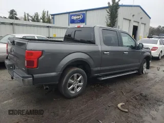 2019 Ford F-150 XL with VIN 1FTEW1CPXKFC39882, listed as a Copart auction lot 88244115 with 129,057 mi miles and Salvage Title. Bid and sale history available at carsss.com. Image 3.
