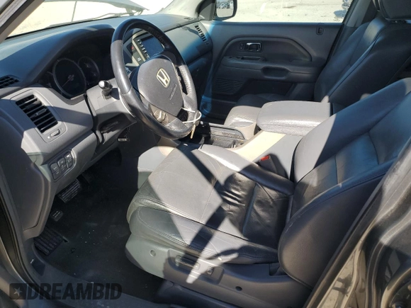 2007 Honda Pilot EX-L with VIN 5FNYF287X7B035543, listed as a Copart auction lot 41758695 with 220,347 mi miles and Salvage Title. Bid and sale history available at DreamBid. Image 7.