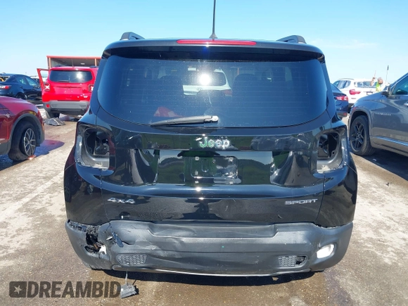 2017 Jeep Renegade Sport with VIN ZACCJBAB7HPE42978, listed as a IAAI auction lot 42348869 with 78,154 mi miles and . Bid and sale history available at DreamBid. Image 6.