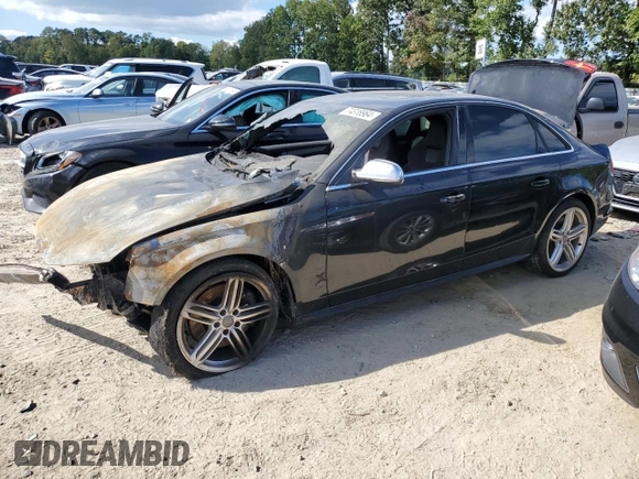 2013 Audi S4 Premium Plus with VIN WAUBGAFL9DA102972, listed as a Copart auction lot 74318964 with 0 mi miles and Salvage Title. Bid and sale history available at carsss.com. Image 1.