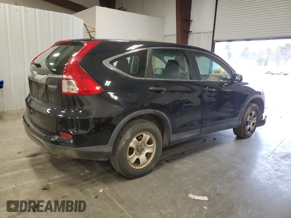 2015 Honda CR-V LX with VIN 2HKRM4H3XFH626927, listed as a Copart auction lot 52138505 with 185,366 mi miles and Salvage Title. Bid and sale history available at DreamBid. Image 3.