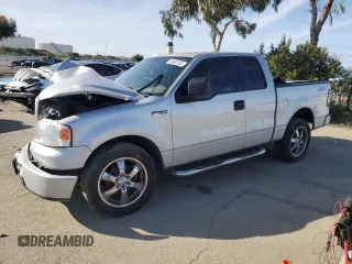 2006 Ford F-150 STX with VIN 1FTRX12W06KA91276, listed as a Copart auction lot 49901335 with 129,512 mi miles and Salvage Title. Bid and sale history available at carsss.com. Image 1.