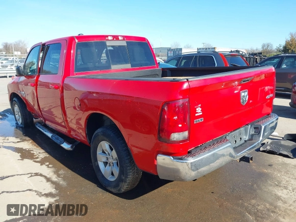 2019 Ram 1500 Big Horn z VIN 1C6RR7TT5KS516896, wystawiony jako IAAI lot #41483225 z przebiegiem 137 409 mil mil oraz . Historia ofert i sprzedaży dostępna na DreamBid. Obrazek 3.