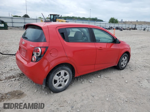 2015 Chevrolet Sonic LS with VIN 1G1JB6SH2F4156670, listed as a Copart auction lot 61572825 with 111,373 mi miles and Clean title. Bid and sale history available at DreamBid. Image 3.