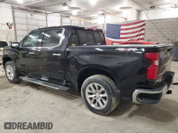 2020 Chevrolet Silverado 1500 LTZ with VIN 3GCUYGED7LG372739, listed as a Copart auction lot 50823385 with 57,607 mi miles and Salvage Title. Bid and sale history available at DreamBid. Image 2.
