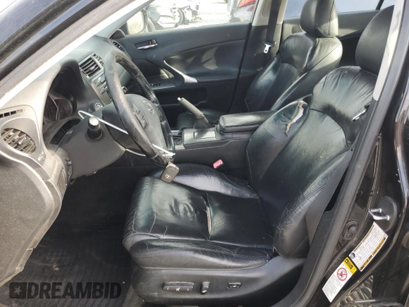 2006 Lexus IS 250 z VIN JTHBK262862007023, wystawiony jako Copart lot #49023485 z przebiegiem 234 463 mil mil oraz Tytuł czysty. Historia ofert i sprzedaży dostępna na DreamBid. Obrazek 7.