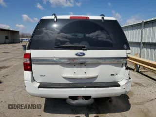 2015 Ford Expedition Max XLT with VIN 1FMJK1JT0FEF05539, listed as a Copart auction lot 52715595 with 142,852 mi miles and Salvage title. Bid and sale history available at DreamBid. Image 6.