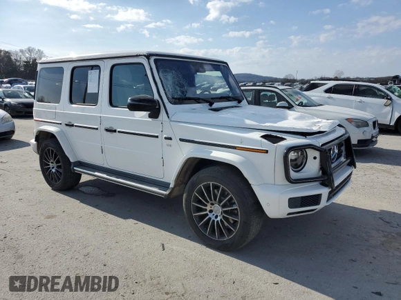 2020 Mercedes-Benz G 550 z VIN WDCYC6BJXLX334383, wystawiony jako Copart lot #82628574 z przebiegiem 43 299 mil mil oraz Szkody całkowita. Historia ofert i sprzedaży dostępna na DreamBid. Obrazek 4.