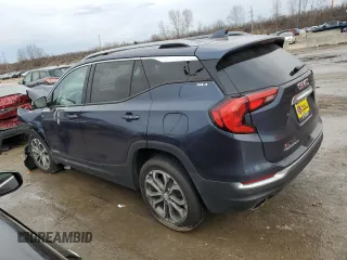 2018 GMC Terrain SLT with VIN 3GKALPEX9JL298390, listed as a Copart auction lot 47045005 with 70,096 mi miles and Clean Title. Bid and sale history available at DreamBid. Image 2.