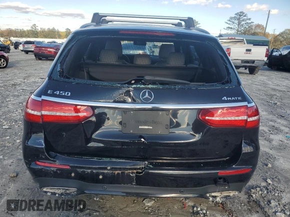 2019 Mercedes-Benz E 450 with VIN WDDZH6JBXKA663095, listed as a Copart auction lot 81369044 with 43,455 mi miles and Salvage Title. Bid and sale history available at DreamBid. Image 6.