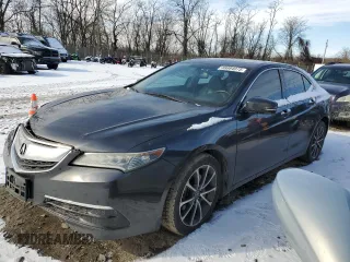 2015 Acura TLX V6 with VIN 19UUB2F34FA014979, listed as a Copart auction lot 88884075 with 86,298 mi miles and Salvage Title. Bid and sale history available at carsss.com. Image 1.
