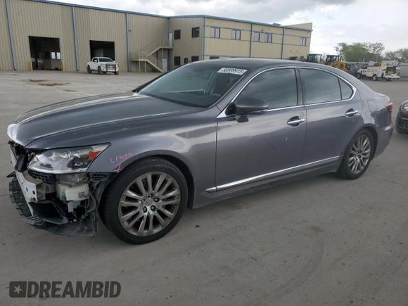 2013 Lexus LS 460 z VIN JTHBL1EF1D5116477, wystawiony jako Copart lot #50889915 z przebiegiem 148 646 mil mil oraz Szkoda całkowita • Salvage title. Historia ofert i sprzedaży dostępna na DreamBid. Obrazek 1.