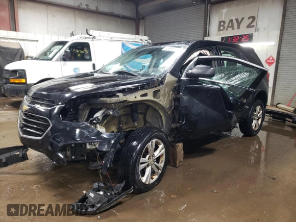 2017 Chevrolet Equinox LS with VIN 2GNALBEK0H6104306, listed as a Copart auction lot 49869795 with 207,769 mi miles and Salvage Title. Bid and sale history available at carsss.com. Image 1.