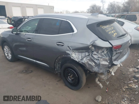 2021 Buick Envision Preferred with VIN LRBFZMR49MD048459, listed as a IAAI auction lot 41400810 with 42,553 mi miles and . Bid and sale history available at carsss.com. Image 3.