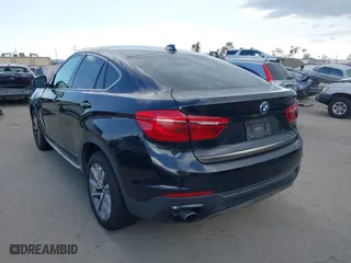2016 BMW X6 xDrive35i with VIN 5UXKU2C50G0N83968, listed as a IAAI auction lot 41958971 with 70,738 mi miles. Bid and sale history available at carsss.com. Image 3.