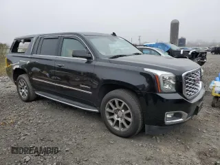 2020 GMC Yukon XL Denali with VIN 1GKS2HKJ7LR198247, listed as a Copart auction lot 43796095 with 89,557 mi miles and Salvage Title. Bid and sale history available at carsss.com. Image 4.