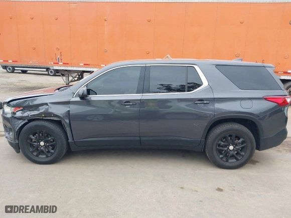 2018 Chevrolet Traverse LS with VIN 1GNERFKW3JJ280581, listed as a IAAI auction lot 41881686 with 70,684 mi miles. Bid and sale history available at carsss.com. Image 14.