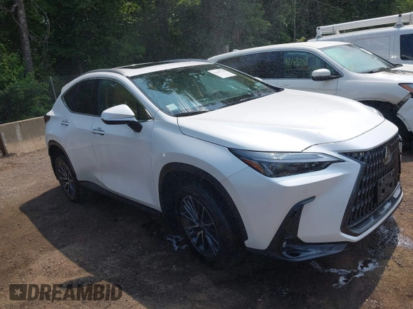 2024 Lexus NX 350h Premium z VIN 2T2GKCEZ2RC020010, wystawiony jako IAAI lot #42469214 z przebiegiem 10 505 mil mil oraz . Historia ofert i sprzedaży dostępna na DreamBid. Obrazek 1.