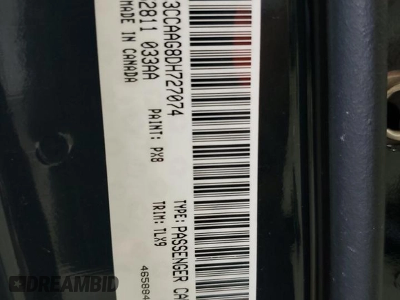 2013 Chrysler 300 z VIN 2C3CCAAG8DH727074, wystawiony jako Copart lot #55718345 z przebiegiem 92 228 mil mil oraz Szkoda całkowita • Salvage title. Historia ofert i sprzedaży dostępna na DreamBid. Obrazek 12.