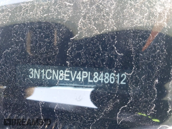 2023 Nissan Versa SV with VIN 3N1CN8EV4PL848612, listed as a IAAI auction lot 42506368 with 38,671 mi miles and . Bid and sale history available at DreamBid. Image 9.