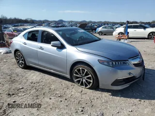 2016 Acura TLX V6 with VIN 19UUB2F30GA003687, listed as a Copart auction lot 50521615 with 64,199 mi miles and Salvage Title. Bid and sale history available at carsss.com. Image 4.