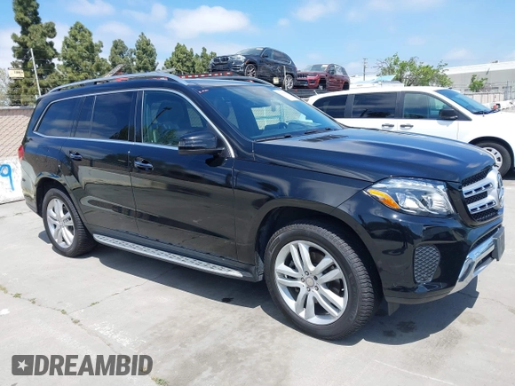 2017 Mercedes-Benz GLS 450 with VIN 4JGDF6EE9HA873951, listed as a IAAI auction lot 42053519 with 96,840 mi miles and . Bid and sale history available at DreamBid. Image 1.