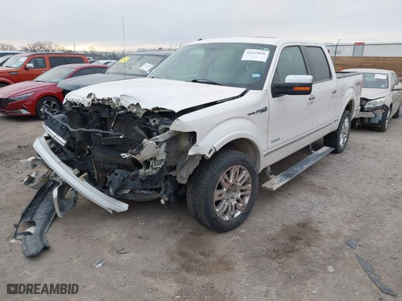 2012 Ford F-150 XL with VIN 1FTFW1ET3CFA60910, listed as a IAAI auction lot 41363846 with NaN miles. Bid and sale history available at carsss.com. Image 2.