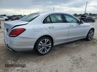 2019 Mercedes-Benz C 300 with VIN WDDWF8EB2KR513272, listed as a Copart auction lot 61357365 with 56,127 mi miles and Salvage title. Bid and sale history available at DreamBid. Image 3.