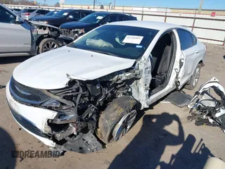 2015 Chrysler 200 Limited with VIN 1C3CCCAB7FN737119, listed as a IAAI auction lot 41725907 with 169,720 mi miles. Bid and sale history available at carsss.com. Image 2.
