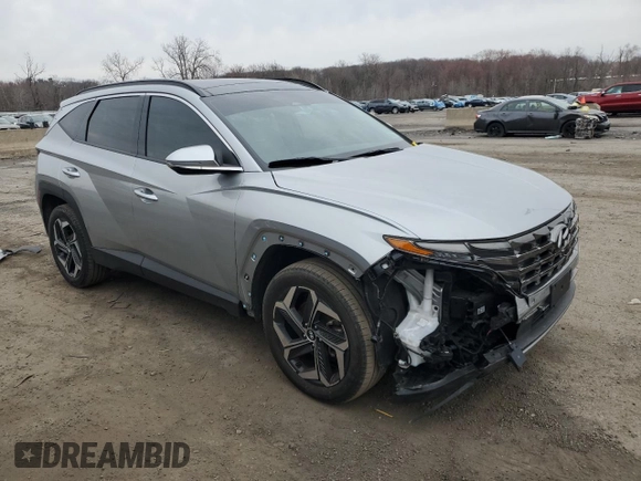 2024 Hyundai Tucson Limited with VIN 5NMJECDE0RH316489, listed as a Copart auction lot 50958555 with 16,980 mi miles and Salvage Title. Bid and sale history available at carsss.com. Image 4.
