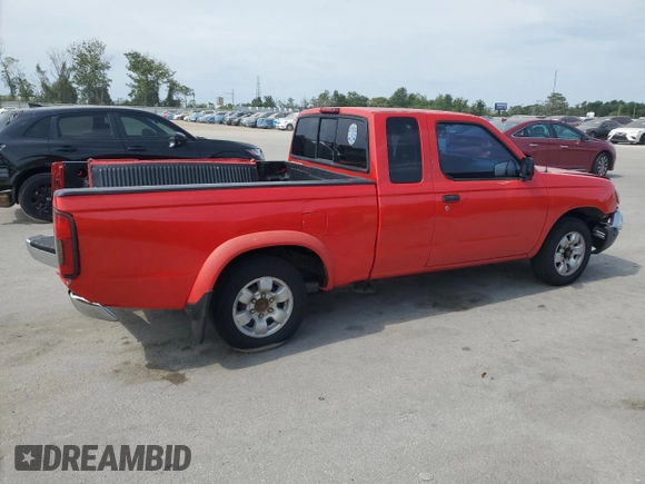 2000 Nissan Frontier XE with VIN 1N6DD26S9YC400995, listed as a Copart auction lot 58244905 with 185,488 mi miles and Salvage title. Bid and sale history available at DreamBid. Image 3.