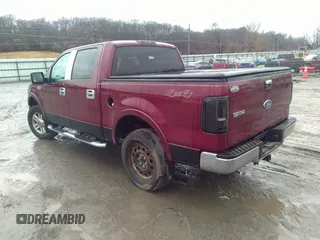 2005 Ford F-150 XLT with VIN 1FTPW14565KE49963, listed as a IAAI auction lot 41709433 with 202,322 mi miles. Bid and sale history available at carsss.com. Image 3.