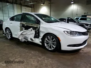2016 Chrysler 200 S with VIN 1C3CCCBGXGN121894, listed as a Copart auction lot 83615744 with 115,326 mi miles and Clean Title. Bid and sale history available at carsss.com. Image 4.