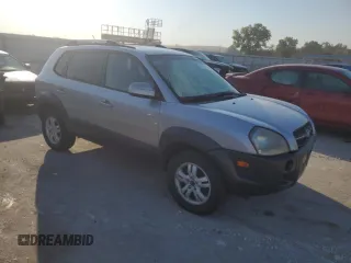 2006 Hyundai Tucson GLS with VIN KM8JN72D96U307422, listed as a Copart auction lot 75299464 with 113,578 mi miles and Salvage Title. Bid and sale history available at carsss.com. Image 4.
