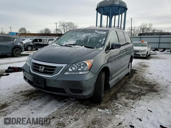 2010 Honda Odyssey EX with VIN 5FNRL3H49AB042452, listed as a Copart auction lot 45664325 with 76,521 mi miles and Salvage Title. Bid and sale history available at carsss.com. Image 12.