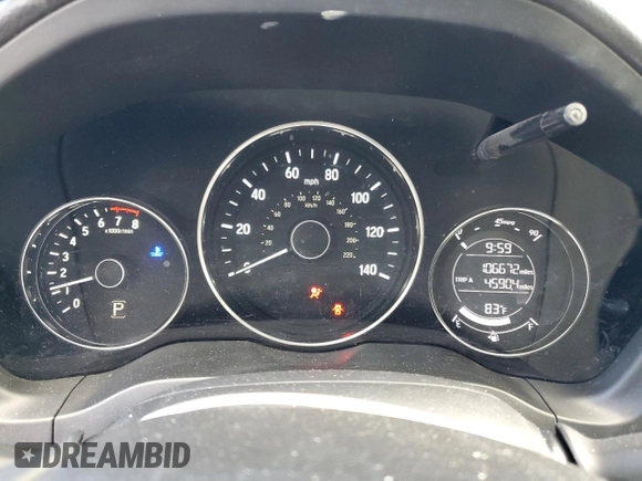2018 Honda HR-V LX with VIN 3CZRU6H38JG703401, listed as a Copart auction lot 70567114 with 106,672 mi miles and Salvage Title. Bid and sale history available at carsss.com. Image 9.