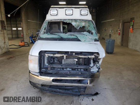 2014 Ford Econoline Cargo with VIN 1FDSS3EL6EDA65437, listed as a Copart auction lot 48811205 with Not Provided miles and Salvage Title. Bid and sale history available at DreamBid. Image 5.