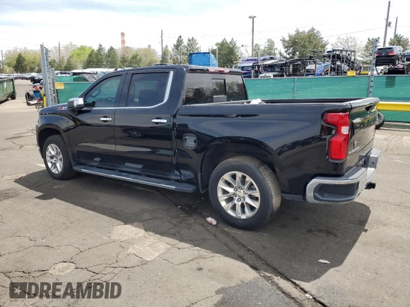 2019 Chevrolet Silverado 1500 LTZ with VIN 3GCUYGED7KG190585, listed as a Copart auction lot 54433485 with 49,041 mi miles and Salvage Title. Bid and sale history available at DreamBid. Image 2.