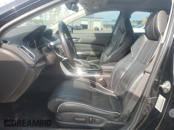 2018 Acura TLX Advance with VIN 19UUB3F72JA004095, listed as a Copart auction lot 45872825 with 101,214 mi miles and Salvage title. Bid and sale history available at DreamBid. Image 7.