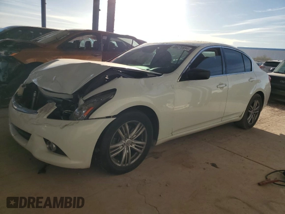 2012 Infiniti G25 Journey with VIN JN1DV6APXCM700433, listed as a Copart auction lot 85270994 with Not provided miles and Salvage title. Bid and sale history available at DreamBid. Image 1.