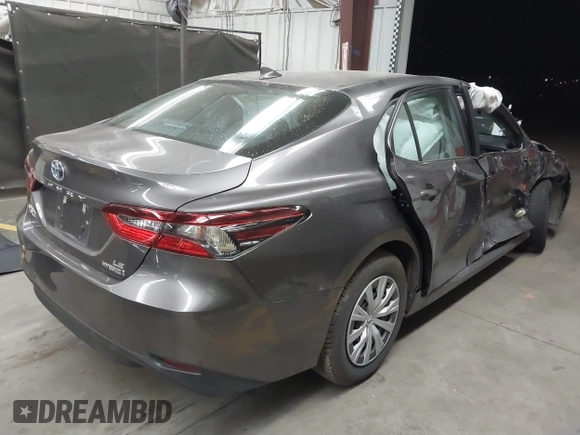 2021 Toyota Camry Hybrid LE with VIN 4T1C31AK7MU559730, listed as a IAAI auction lot 41851492 with 47,356 mi miles. Bid and sale history available at carsss.com. Image 4.