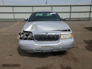 2002 Mercury Grand Marquis LS Premium with VIN 2MEFM75W42X665913, listed as a Copart auction lot 53554535 with 92,394 mi miles and Salvage Title. Bid and sale history available at carsss.com. Image 5.